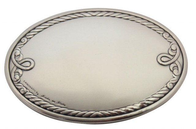Emblem oval decorated - mm 61 × 40, product image