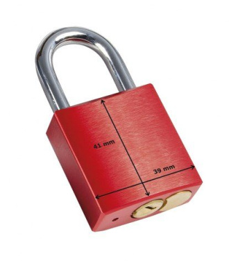 Red padlock, product image (2)