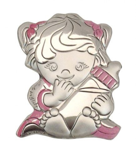 Emblem little girl with bottle- mm 30 × 38, product image