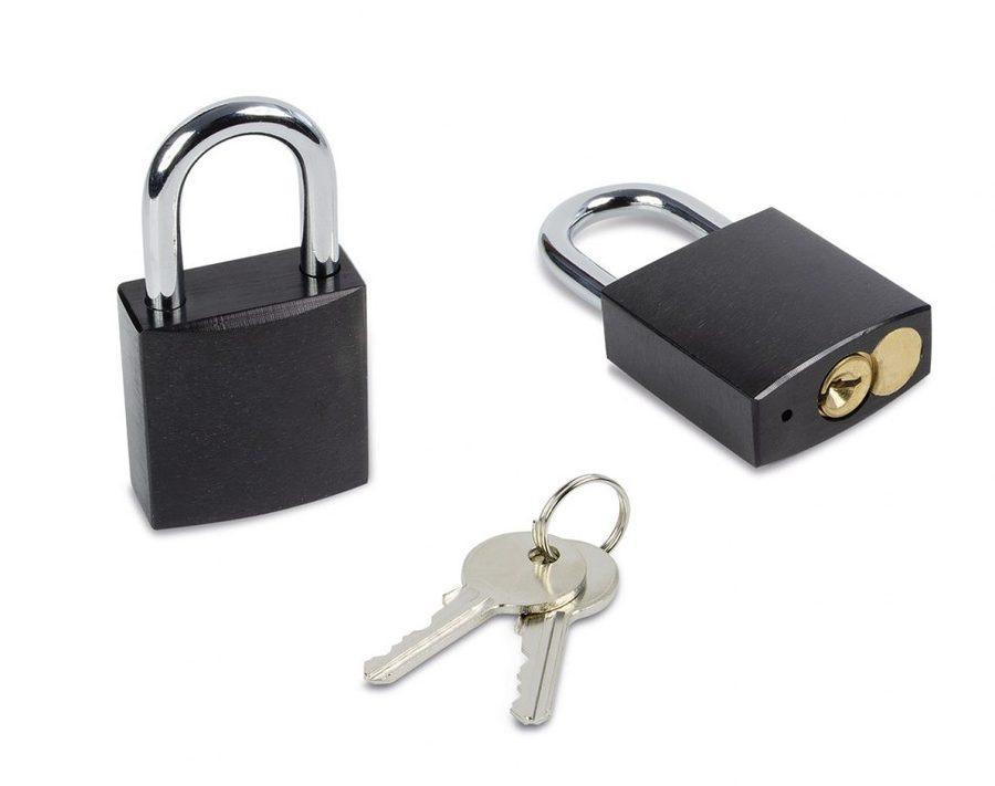 Black padlock, product image (1)