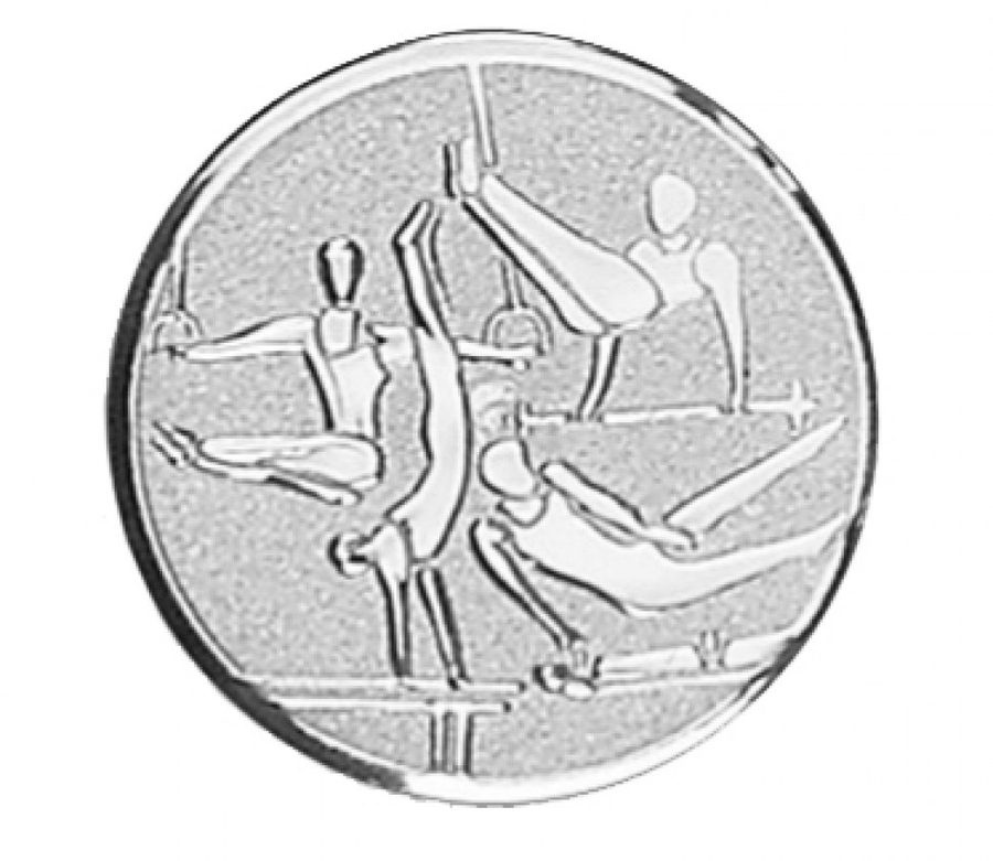 Medal insert with men's gymnastics motif, 25 mm, product image