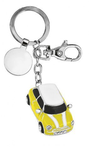 Keyring car - yellow/black, without box, product image