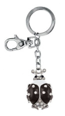 Keyring ladybird black, without box
