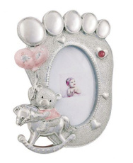 'photo frame footprint pink mm 40 × 65