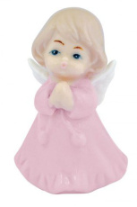 Ceramic little angel pink 4.9 × 4.2 × 7.5