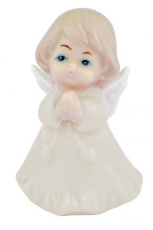 Ceramic little angel ivory 4.9 × 4.2 × 7.5