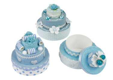 Favor cake cardboard light blue, product image (2)