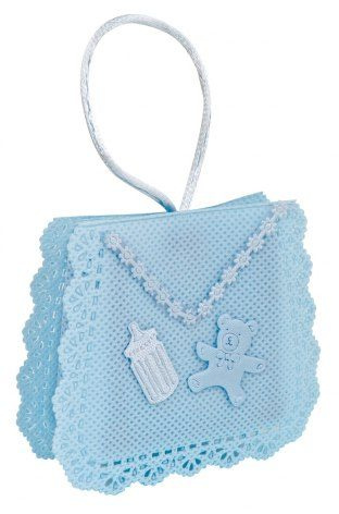 Small bag favor textile light blue, product image