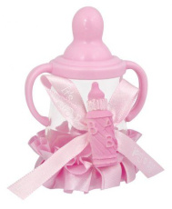 Favor baby bottle pink