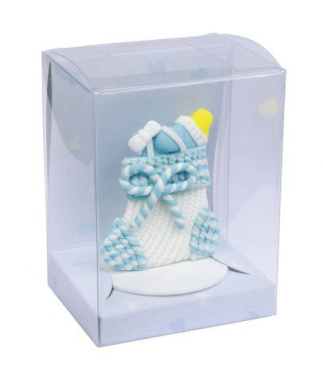 Sock white light blue, product image (2)