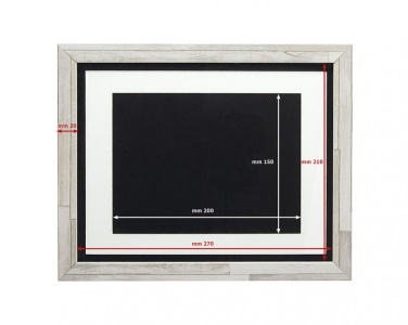 Cornice grigio chiaro per targa 13 × 18 cm, product image (2)