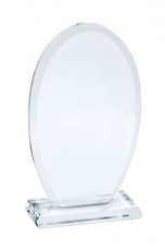Award trophy oval glass mm 90 h