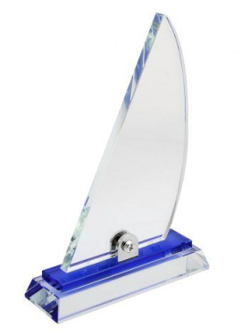 Award trophy vela 150 × 100 × 10mm con supporto, product image (3)