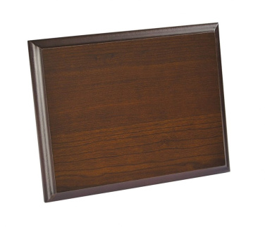 Presentation box for an award plaque, walnut finish, product image (2)