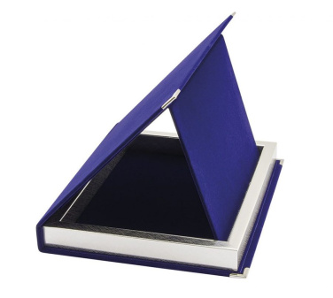 Astuccio portat.velluto blu argento26 × 21, product image (3)