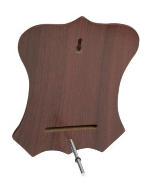 Walnut-finish MDF award plaque, 180 × 230 × 15 mm, product image (2)