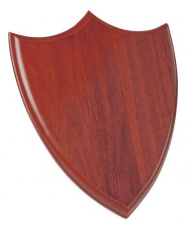 Award plaque mahogany 200 × 250 × 15 mm
