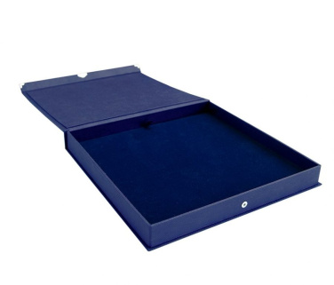 Blue velvet award plaque box 33 × 33, product image (2)