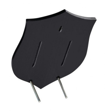 Crest black shield 190 × 260 × 15 mm, product image (2)