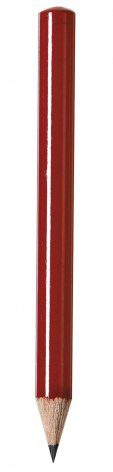 Pencil red d=7,3 length 87 - min.100pcs, product image
