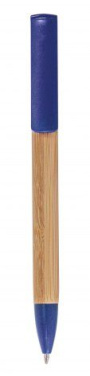 Ball pen bamboo parts in blue, product image (3)