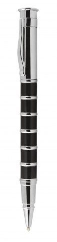 Rollerball pen with black rings, product image (1)