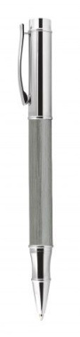 Rollerball pen grey and chromed, product image (2)