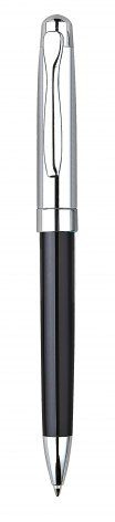 Pen metal chromed/black shiny, product image