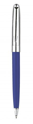 Pen metal chromed/blue shiny, product image