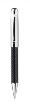 Ballpoint chromed in carbon fiber, product image (3)