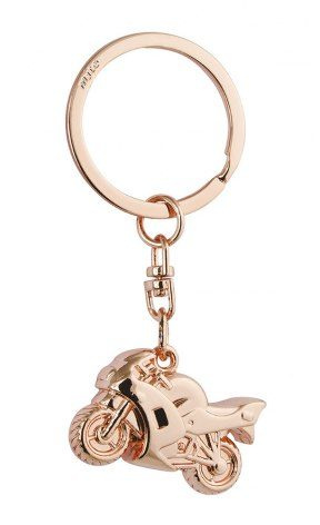 Keyring motorbike rose gold, without box, product image