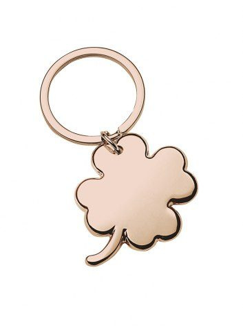 Keyring four-leaf clover rose gold, product image