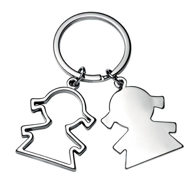 Keyring - two girls, without box, product image (1)