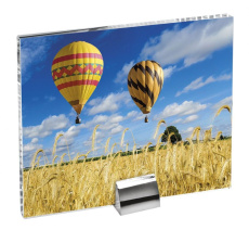 Glass for sublimation w/ built-in stand