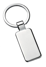 Keyring rectangular narrow, without box