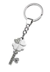 Keyring key four-leaf clover, without box