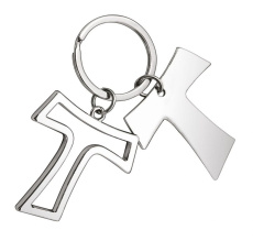 Keyring double tau big, without box