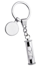 Keyring sand-glass without box