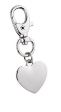 Keyring heart carabiner without box