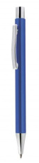 Ball pen aluminium dark blue