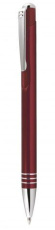 Ball pen aluminium burgundy
