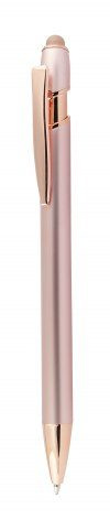 Rose gold aluminium pen with touch, product image (1)