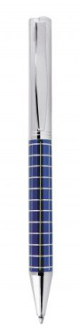 Blue aluminium pen, product image (3)