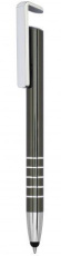 Burnished aluminium pen with touch