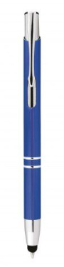 Ballpoint pen aluminium blue, touch, product image (3)
