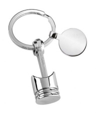 Keyring piston-with coin