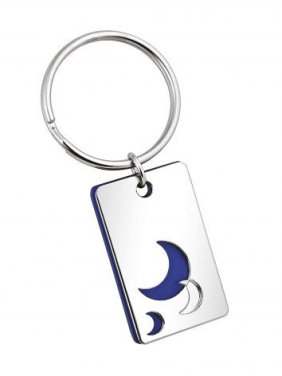 Keyring two plates moon, product image (2)