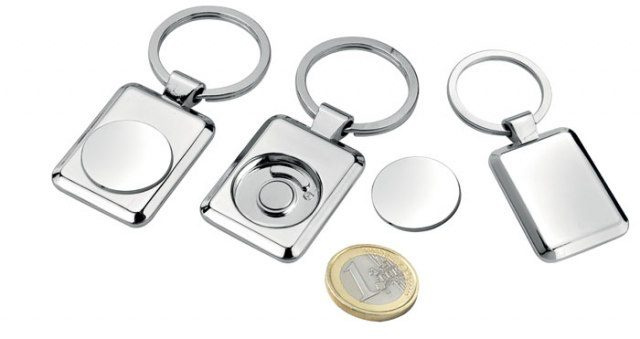 Keyring trolley coin token, product image (1)