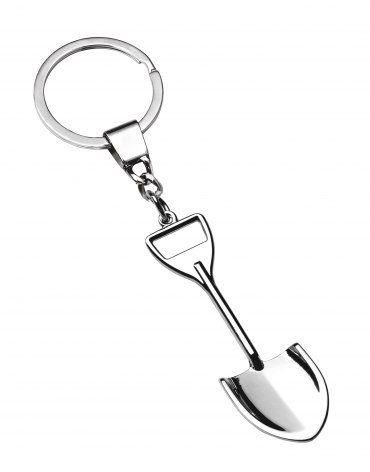 Keyring metal shiny "shovel", product image (1)