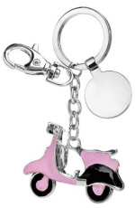 Keyring pink vespa, without box